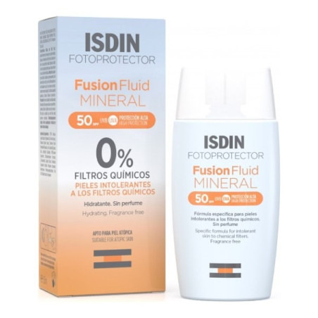 fotoprotector isdin spf 50 fusion fluid mineral 50 ml