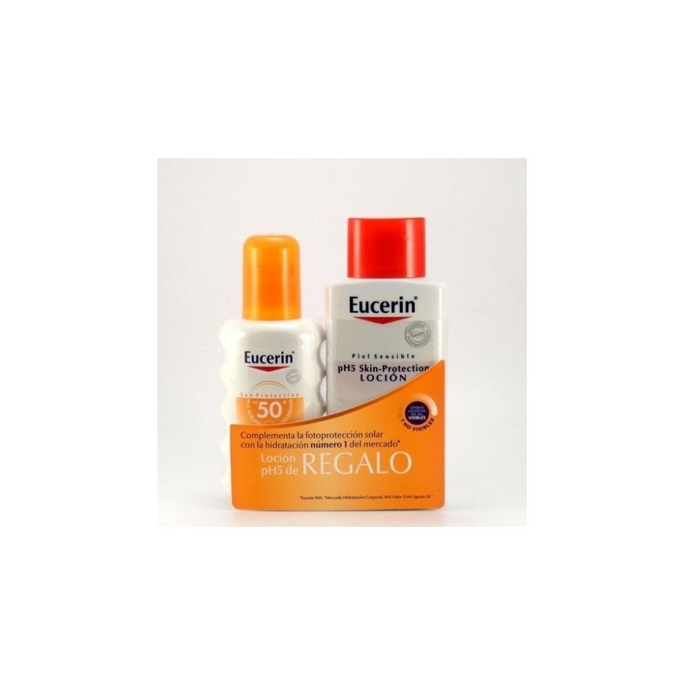 eucerin pack sun protect spf 50 spray locion hidratante