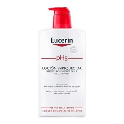 locion enriquecida eucerin piel sensible ph 5 1l