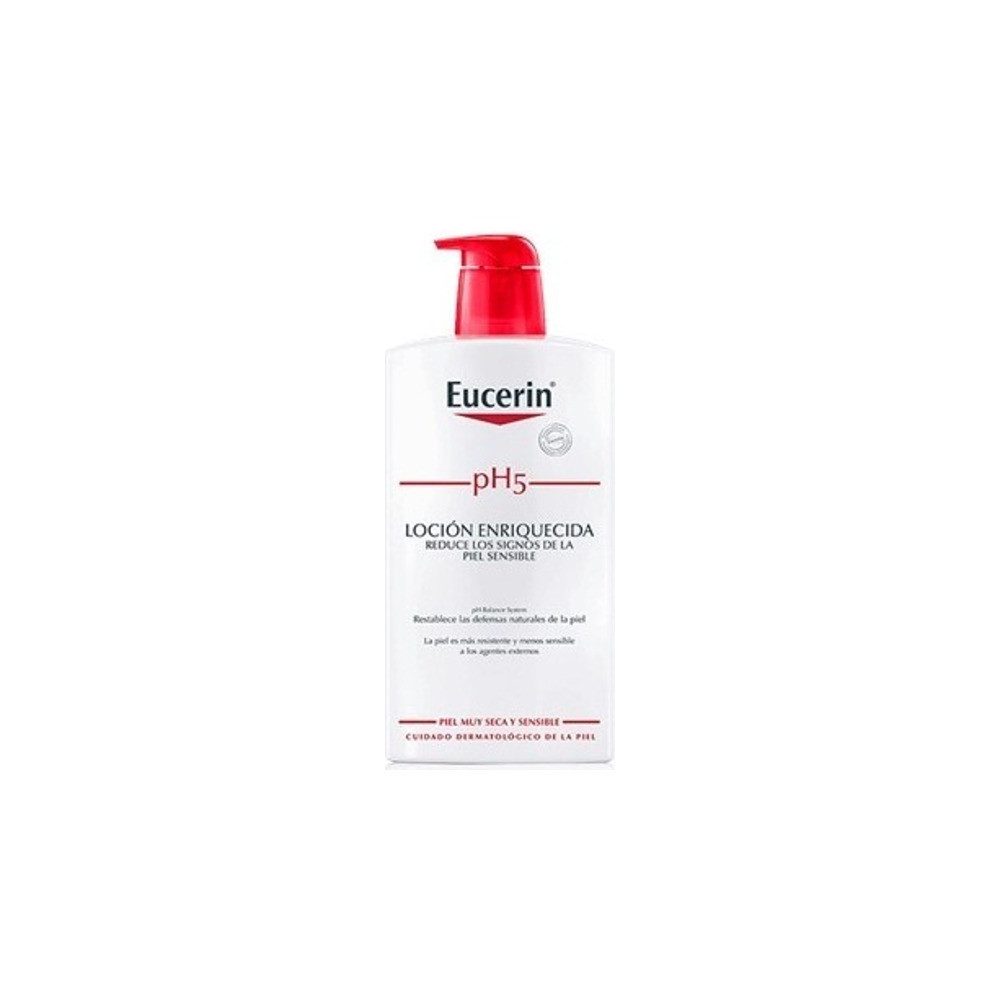 locion enriquecida eucerin piel sensible ph 5 1l