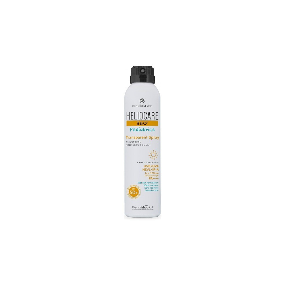 Heliocare 360º SPF 50 transparent spray pediatrics 200 ml