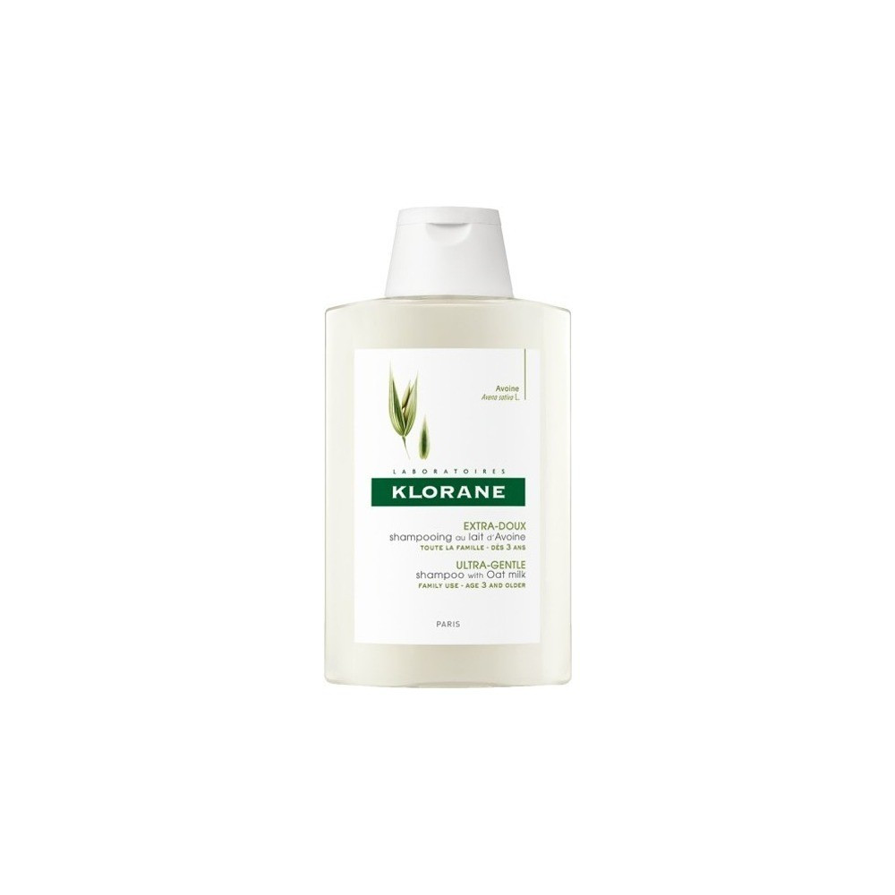 Klorane champú extra suave a la leche de avena 400 ml