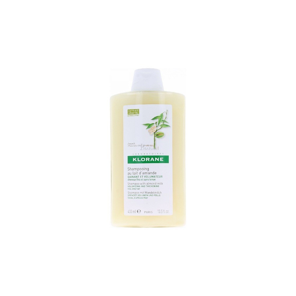 Klorane champú a la leche de almendras 400 ml