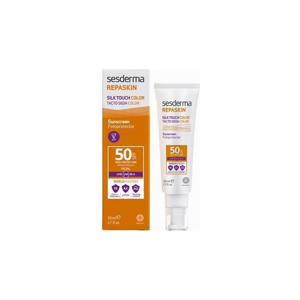 Sesderma repaskin facial SPF 50+ tacto seda 50 ml