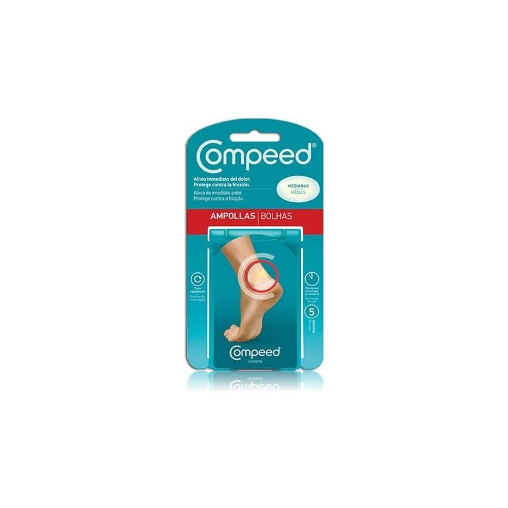 Compeed ampollas medianas hidrocoloide 5 unidades