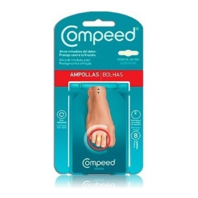 Compeed ampollas hidrocoloide dedos pies 8 unidades