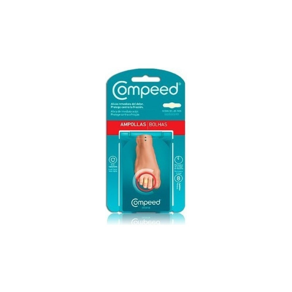 Compeed ampollas hidrocoloide dedos pies 8 unidades