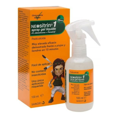 Neositrín spray gel antipiojos 100 ml