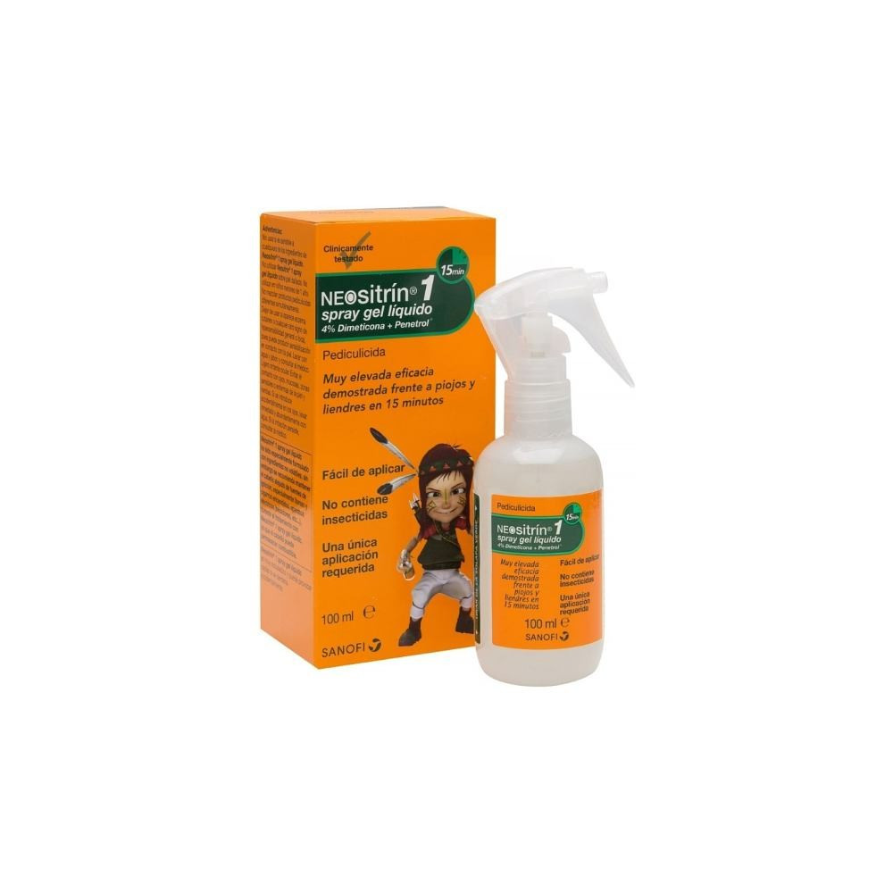 Neositrín spray gel antipiojos 100 ml