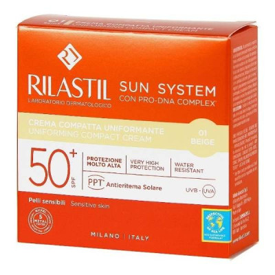 Rilastil Sun System Crema Compacta spf 50+ Color Beige