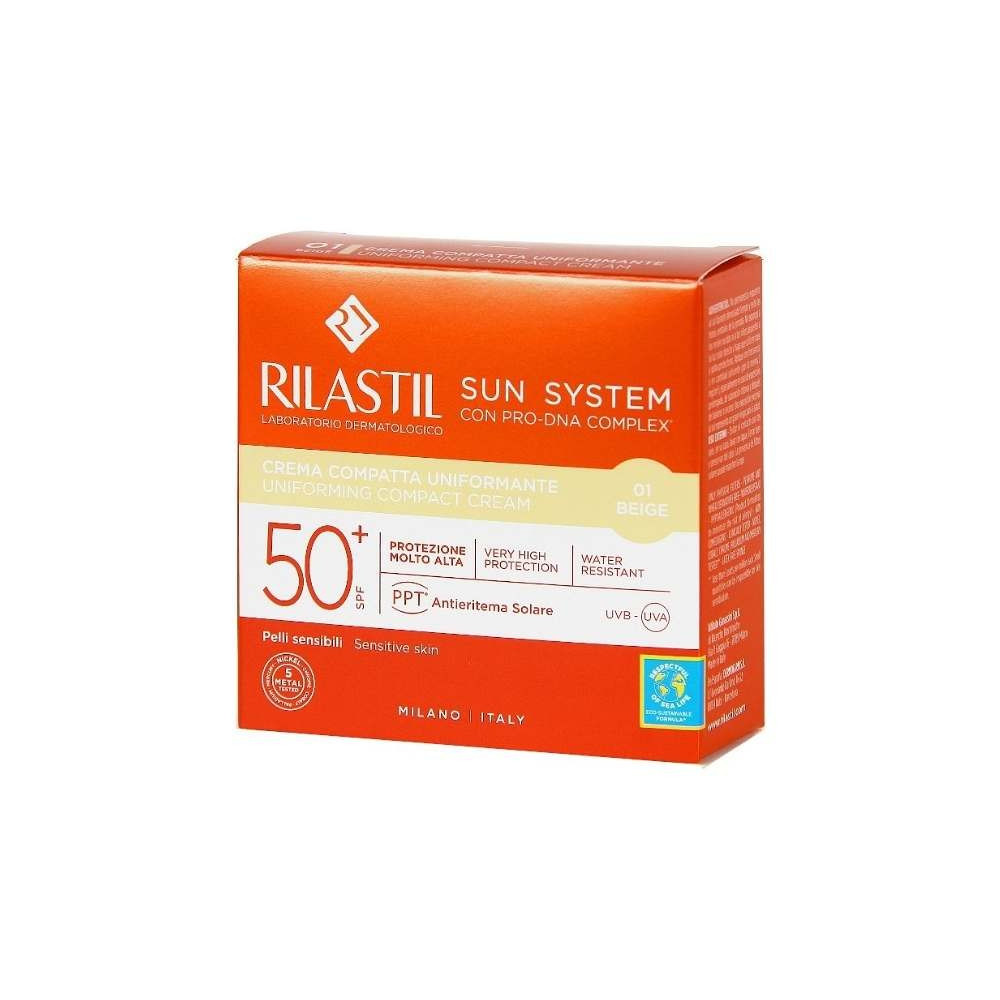 Rilastil Sun System Crema Compacta spf 50+ Color Beige