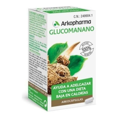 Arkopharma glucomanano 80 cápsulas