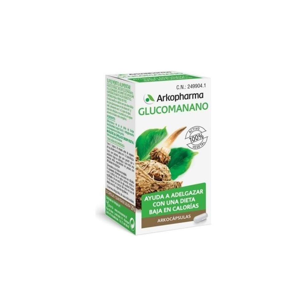 Arkopharma glucomanano 80 cápsulas