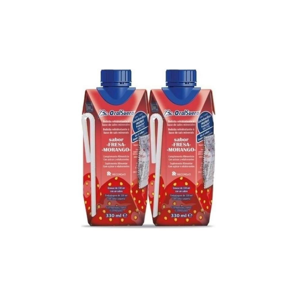Bioral suero 200 ml 3 tetrabik sabor fresa
