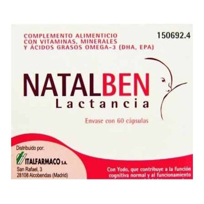 Natalben lactancia 60 cápsulas