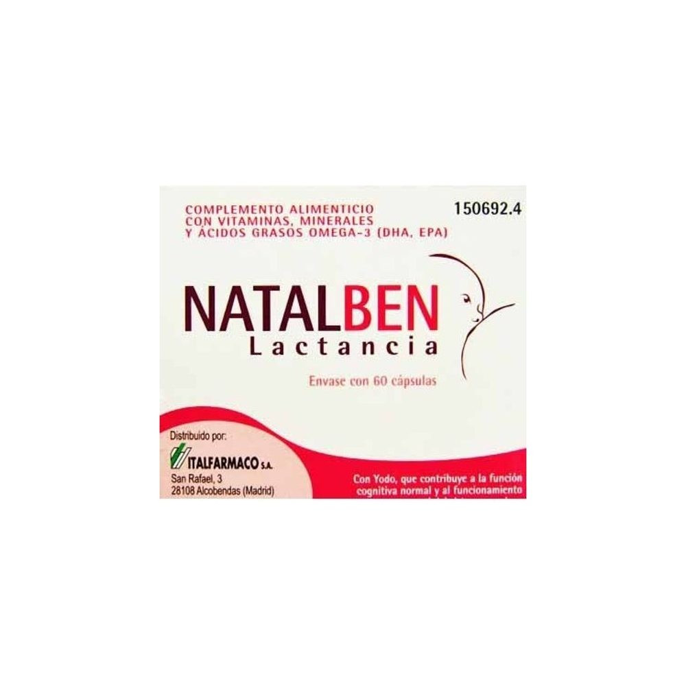 Natalben lactancia 60 cápsulas