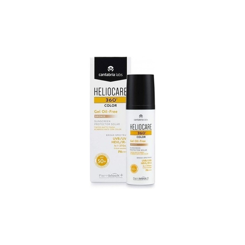 pack heliocare 360 spf 50 color bronze gel oil free