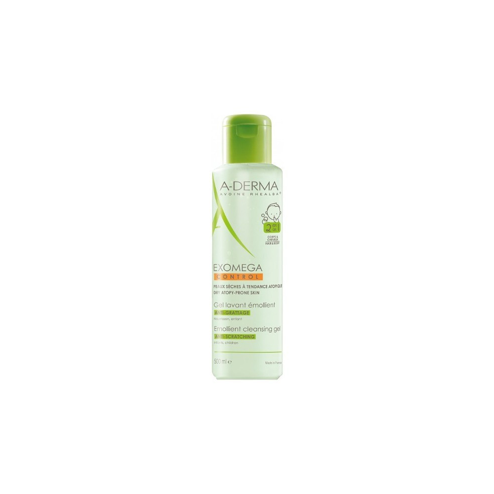 A-derma exomega control gel limpiador emoliente 500 ml