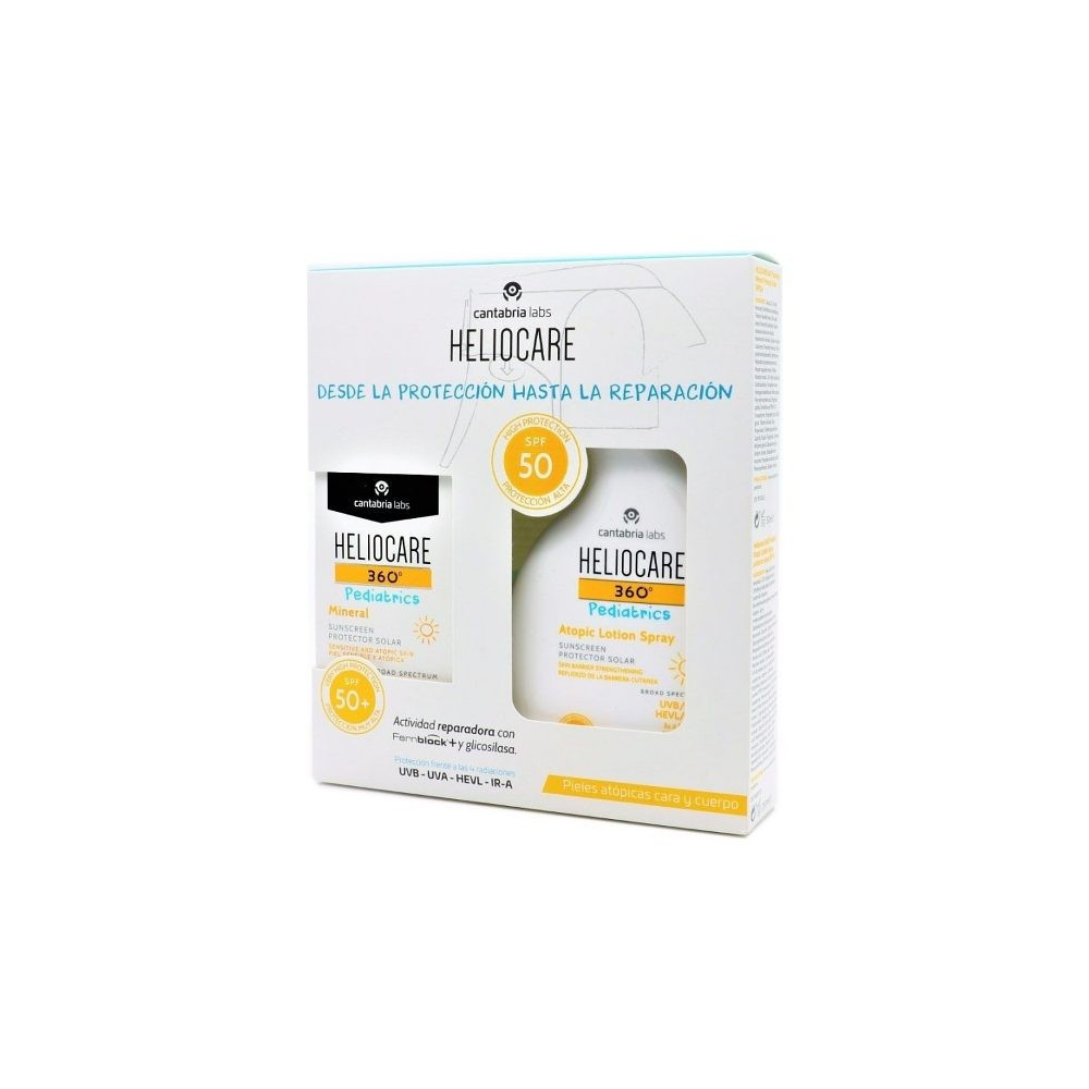 pack heliocare 360 pediatrics mineral spf 50 50 ml locion spf 50 200 ml