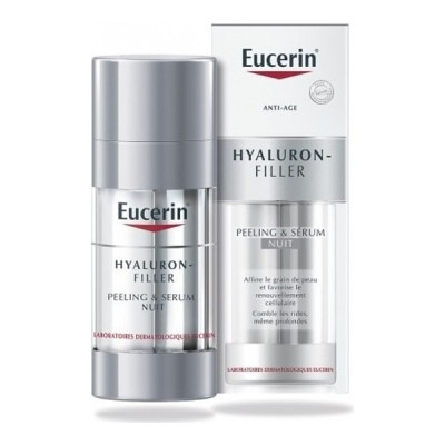 Eucerin hyaluron filler crema de noche peeling y serum 30 ml