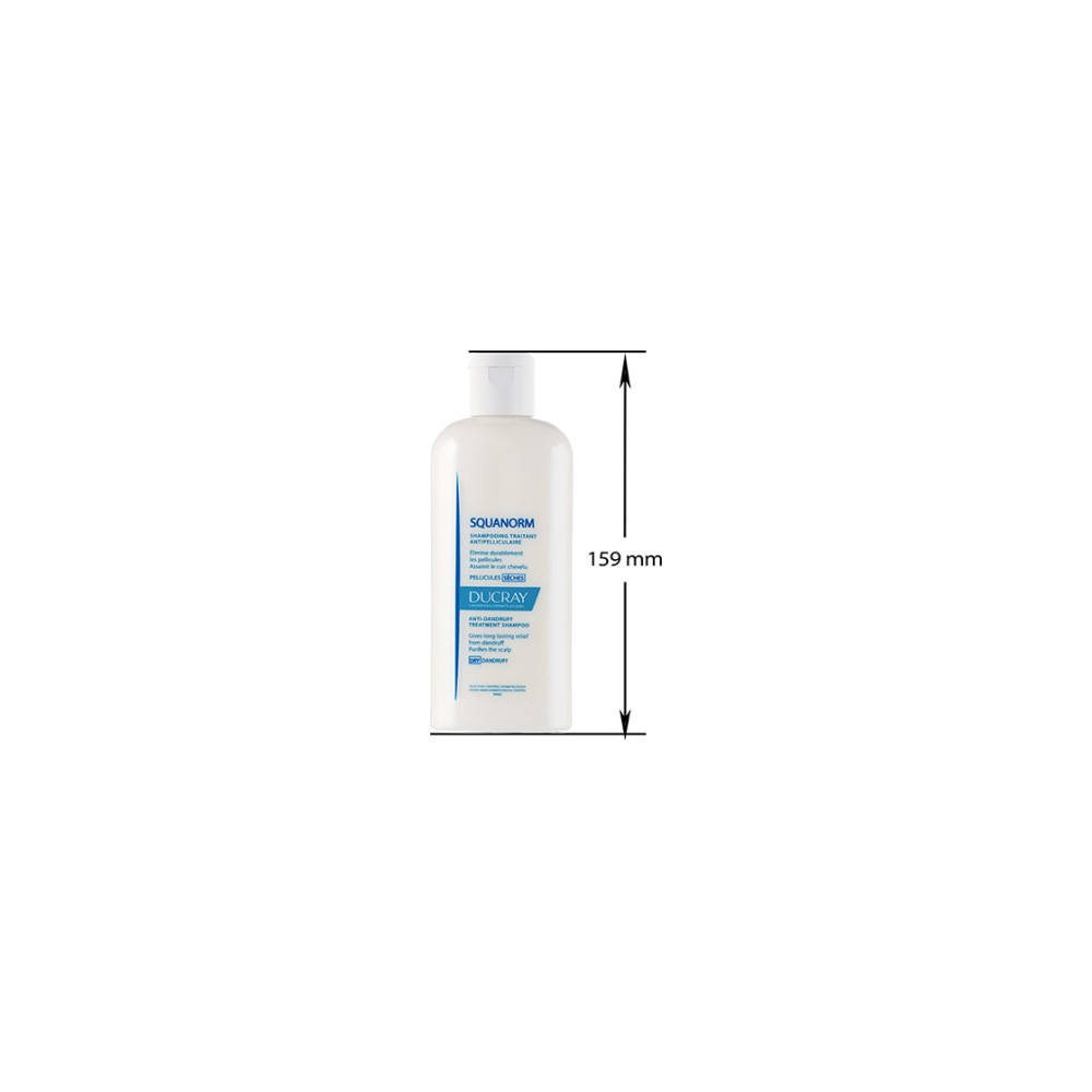 Squanorm champú tratante anticaspa caspa seca Ducray 200 ml