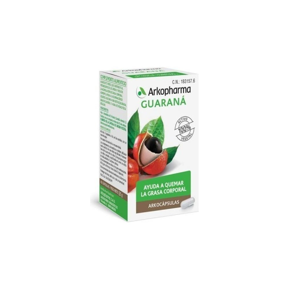 Arkopharma Guaraná 40 cápsulas