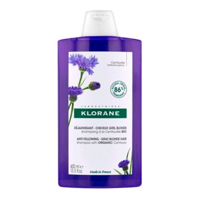 Klorane Champú a la Centáurea Cabellos Plateados 400 ml