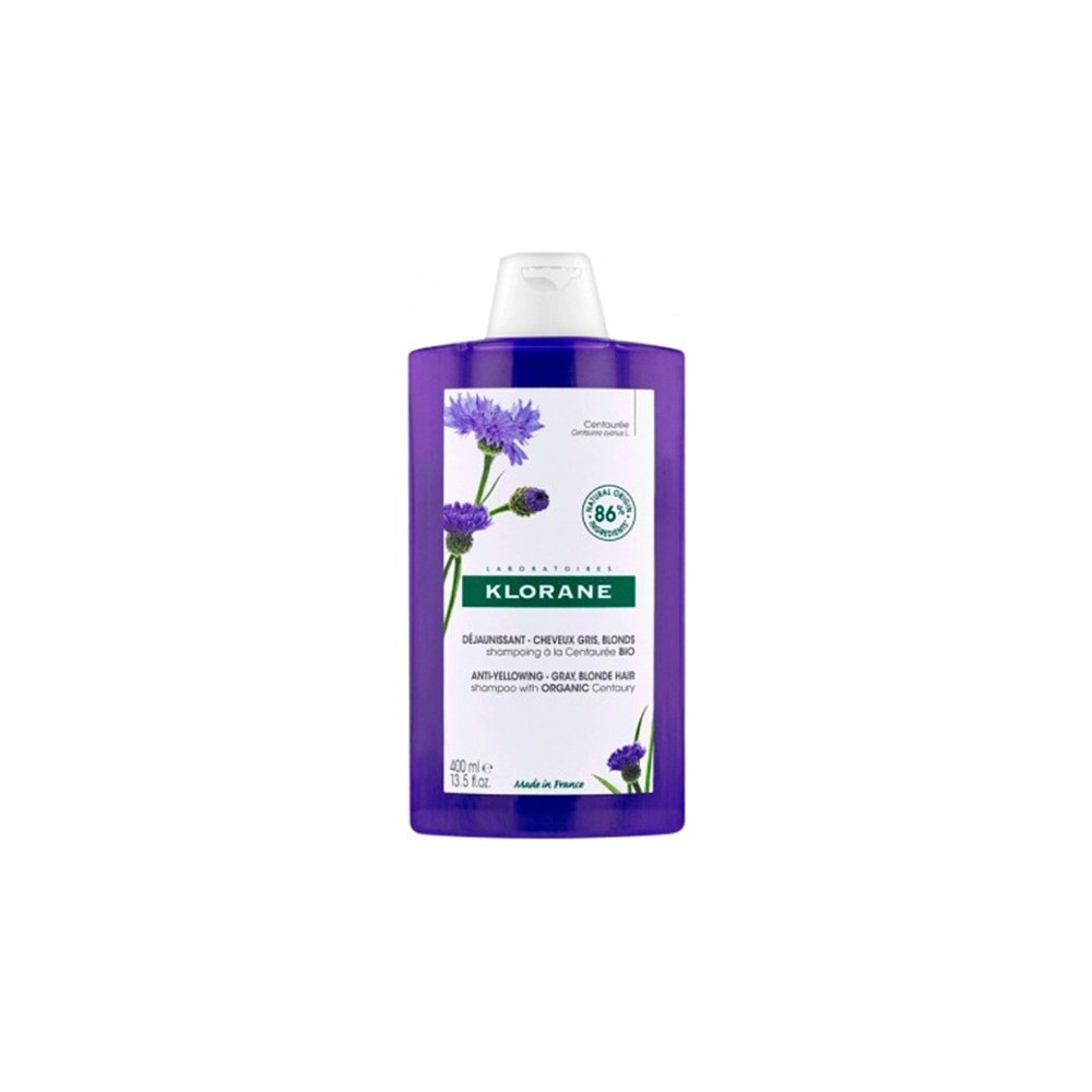 Klorane Champú a la Centáurea Cabellos Plateados 400 ml