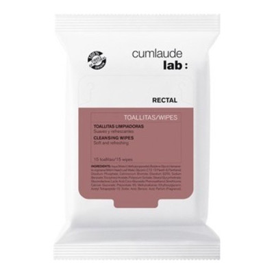 Cumlaude 15 Toallitas Limpiadoras Rectal