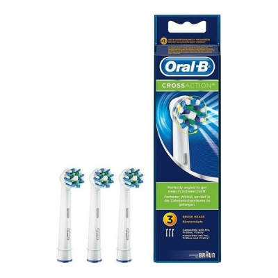 Oral B Recambio de Cabezales Crossaction 3 Unidades