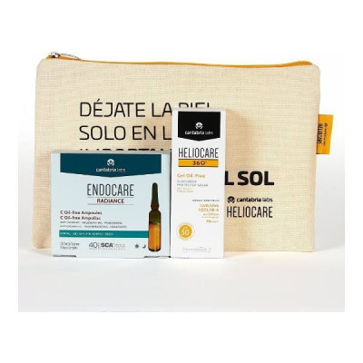 Pack Heliocare 360º Gel Oil-Free SPF 50 + Ampollas Endocare Radiance