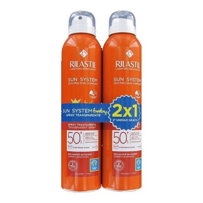 Pack Rilastil Sun System Baby Transparent Spray SPF 50+ 2x200 ml