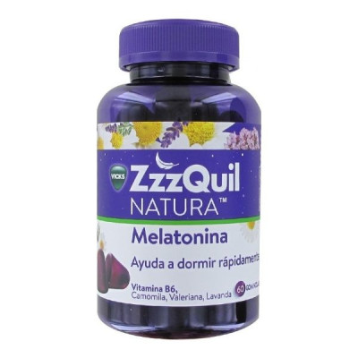 Vicks ZzzQuil NATURA Melatonina 60 Gominolas