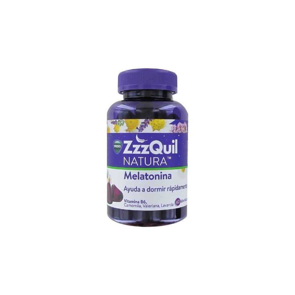 Vicks ZzzQuil NATURA Melatonina 60 Gominolas