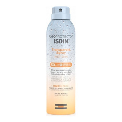 Fotoprotector Isdin Transparent Spray WET SKIN SPF 50 UVB/UVA
