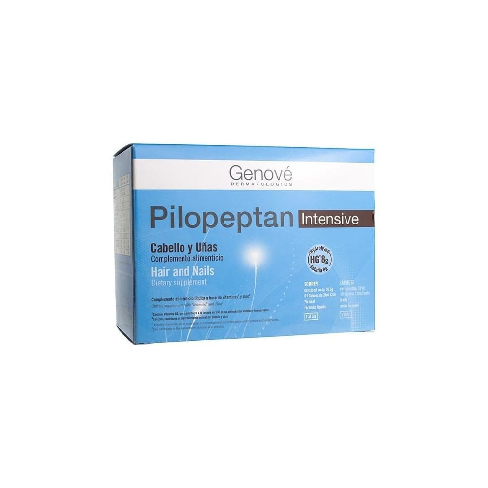 Pilopeptan Intensive Cabello y Uñas 15 Sobres Líquidos