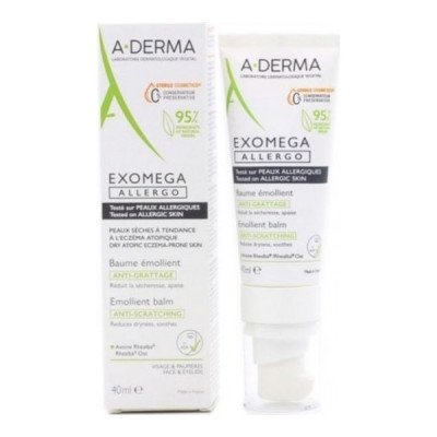 A-Derma Exomega Allergo Bálsamo Emoliente Anti-Rascado 40 ml