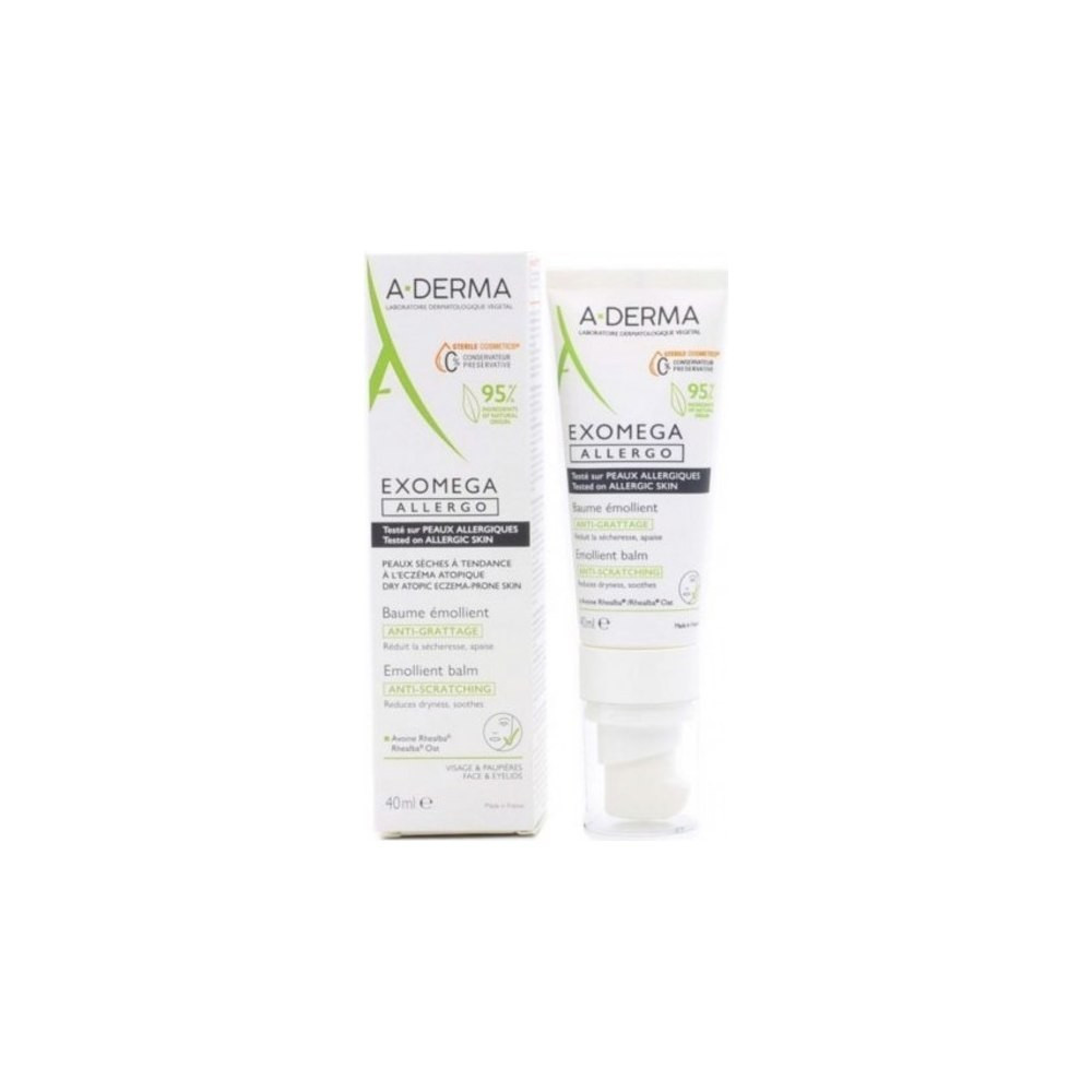A-Derma Exomega Allergo Bálsamo Emoliente Anti-Rascado 40 ml
