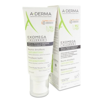 A-Derma Exomega Allergo Bálsamo Emoliente Anti-Rascado 200 ml