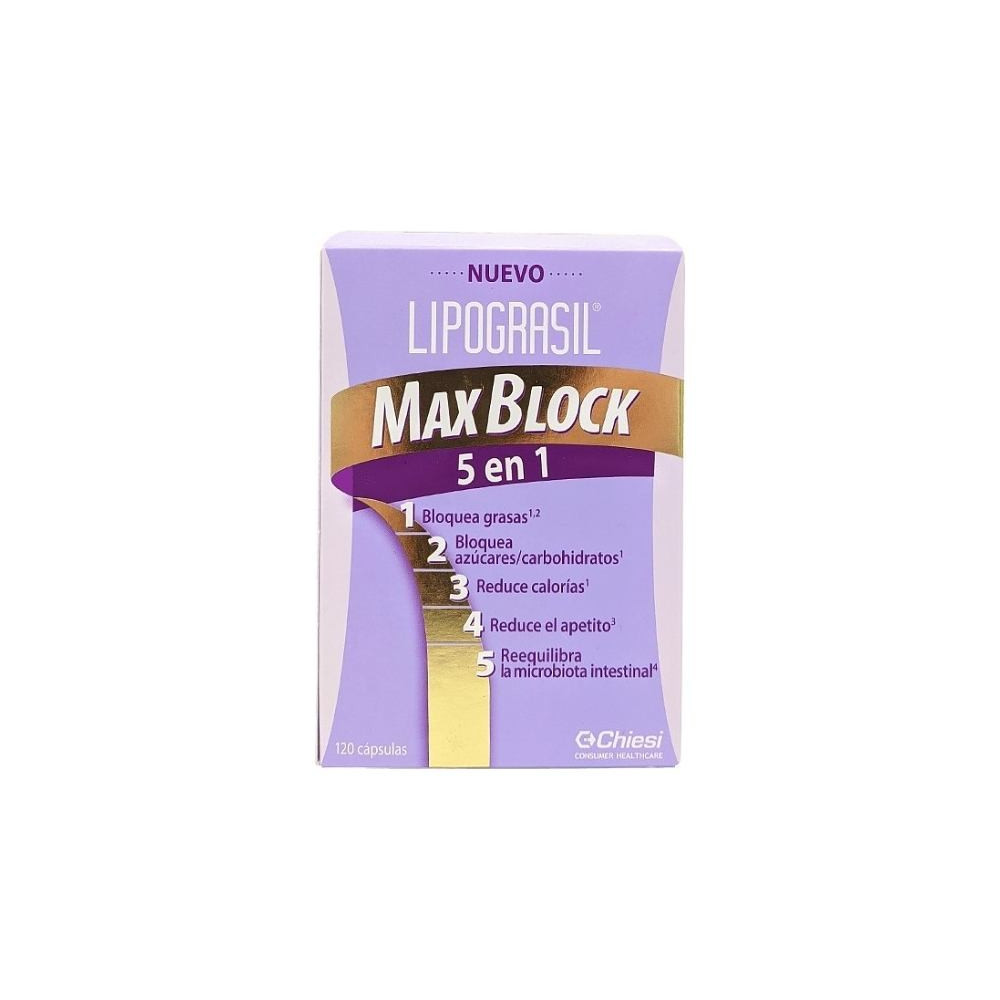 Lipograsil Max Block 5 en 1 120 Cápsulas