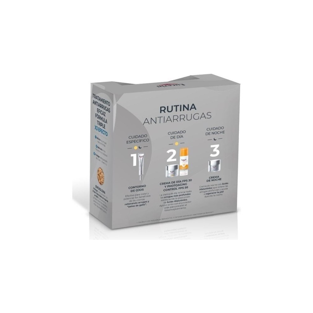 Eucerin Pack Hyaluron Filler Día 3x Effect + Contorno de Ojos