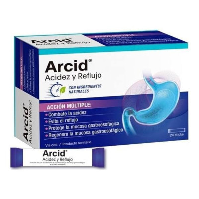 Arcid Acidez y Reflujo 24 Sticks