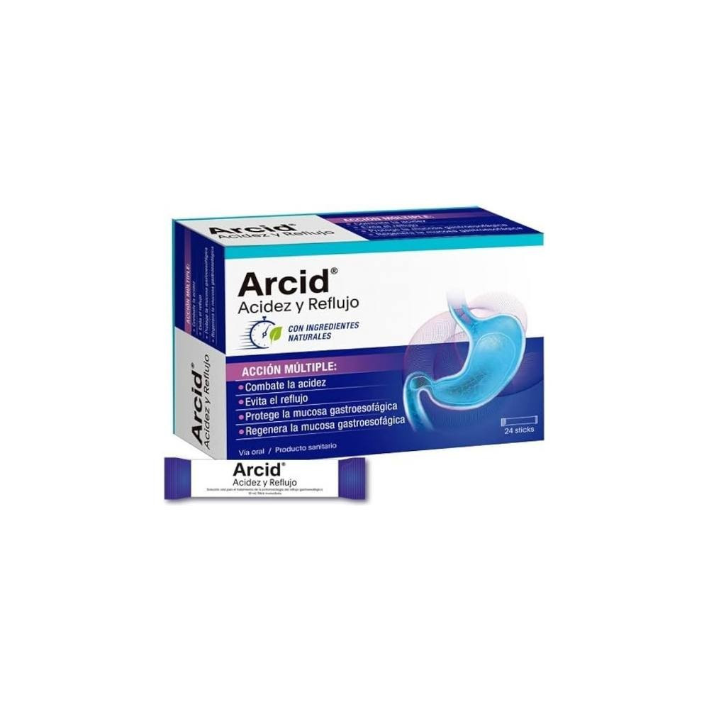 Arcid Acidez y Reflujo 24 Sticks