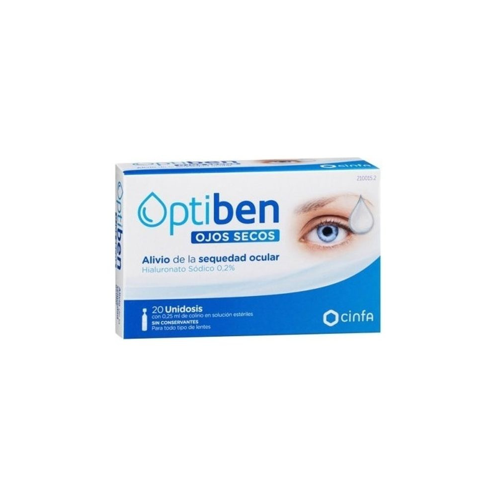Optiben Ojos Secos 20 Monodosis