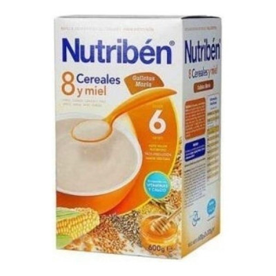 Nutribén® 8 cereales con miel y galletas 600g