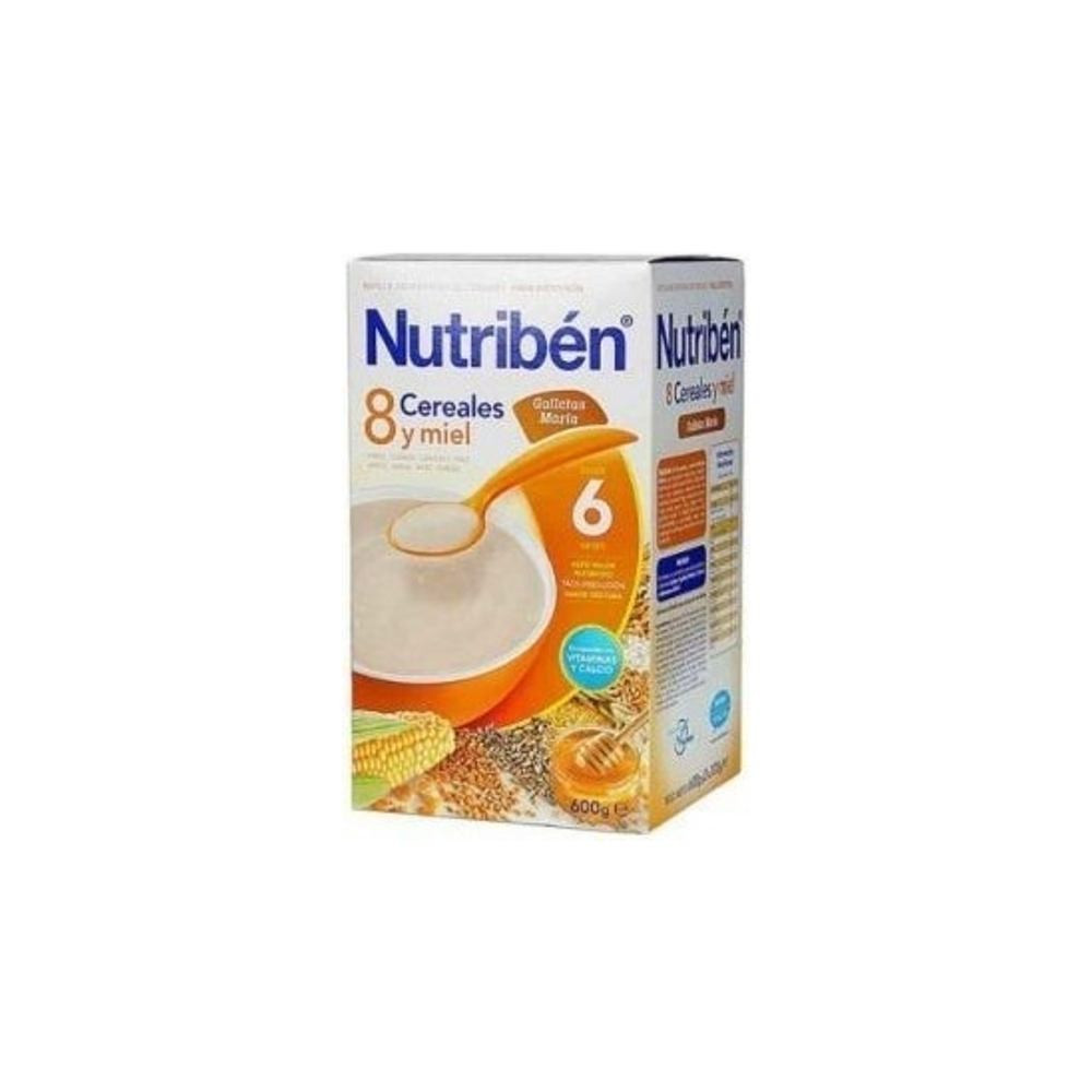 Nutribén® 8 cereales con miel y galletas 600g
