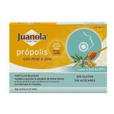 Juanola® própolis con miel y zinc 24uds