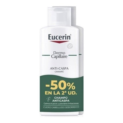 Eucerin Dermo Capillaire Champú Anticaspa Pack 2x250 ml
