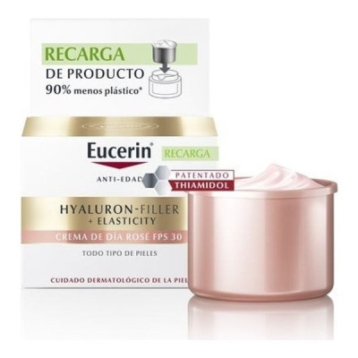 Eucerin Hyaluron Filler + Elasticity Crema Día Rosé SPF30 Recarga 50ml