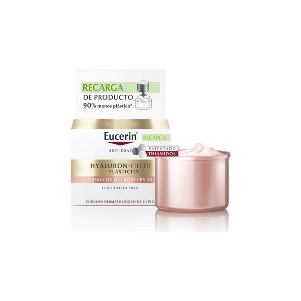 Eucerin Hyaluron Filler + Elasticity Crema Día Rosé SPF30 Recarga 50ml